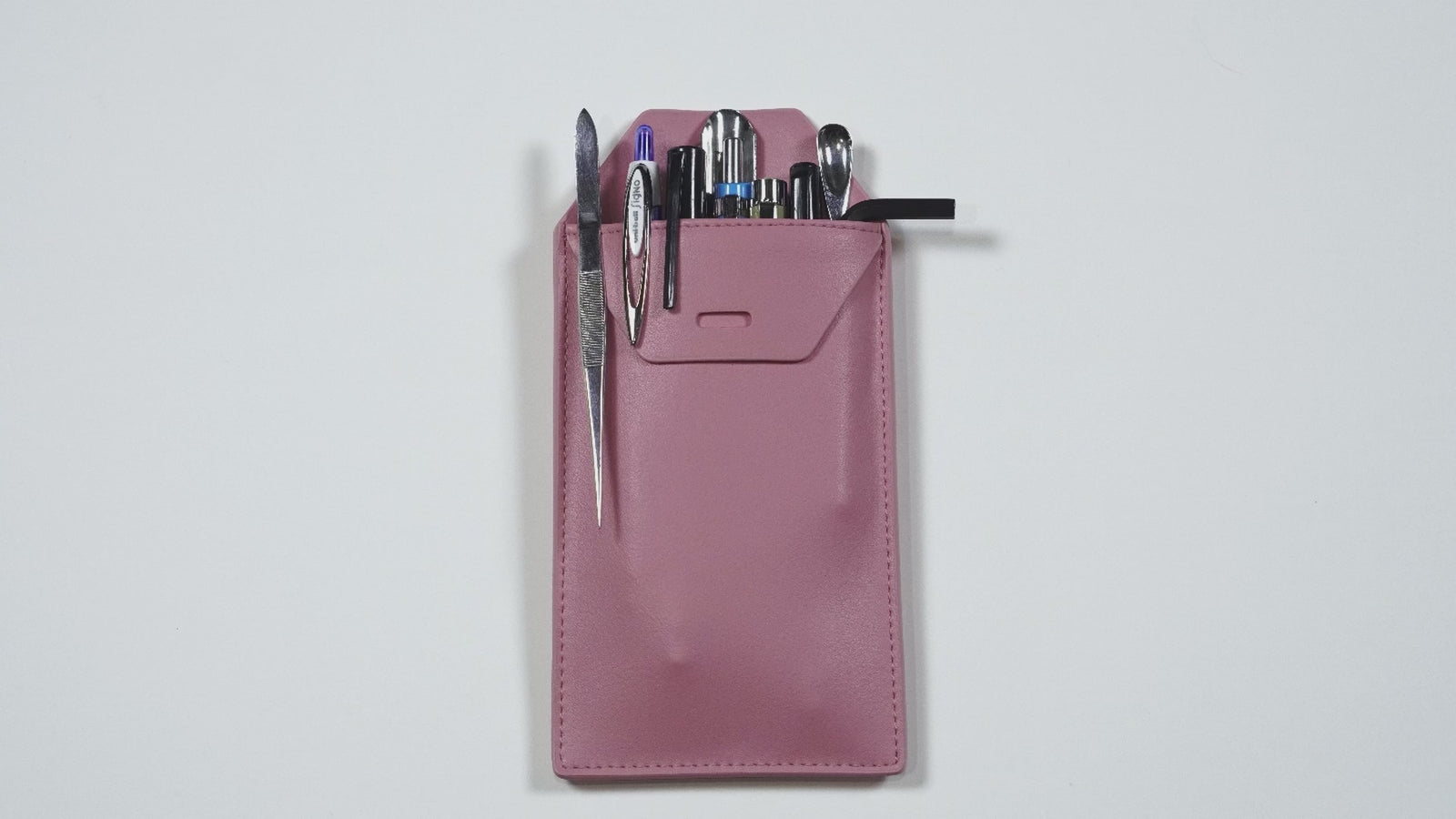 Pink pocket protector for female scientists and engineers, gift for scientists