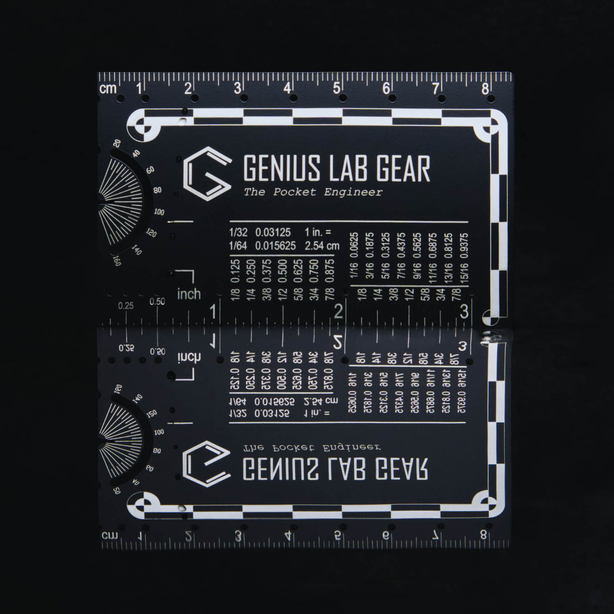 Genius Lab Gear's reflective forensic abfo #2 scale ruler for photogrammetric images