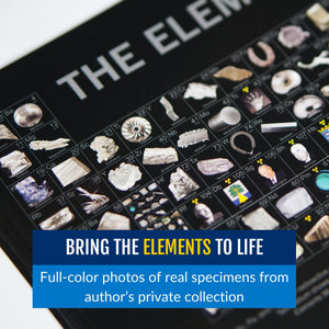 Full-color photos of element specimens help students learn chemistry and physics in the classroom, educational gift
