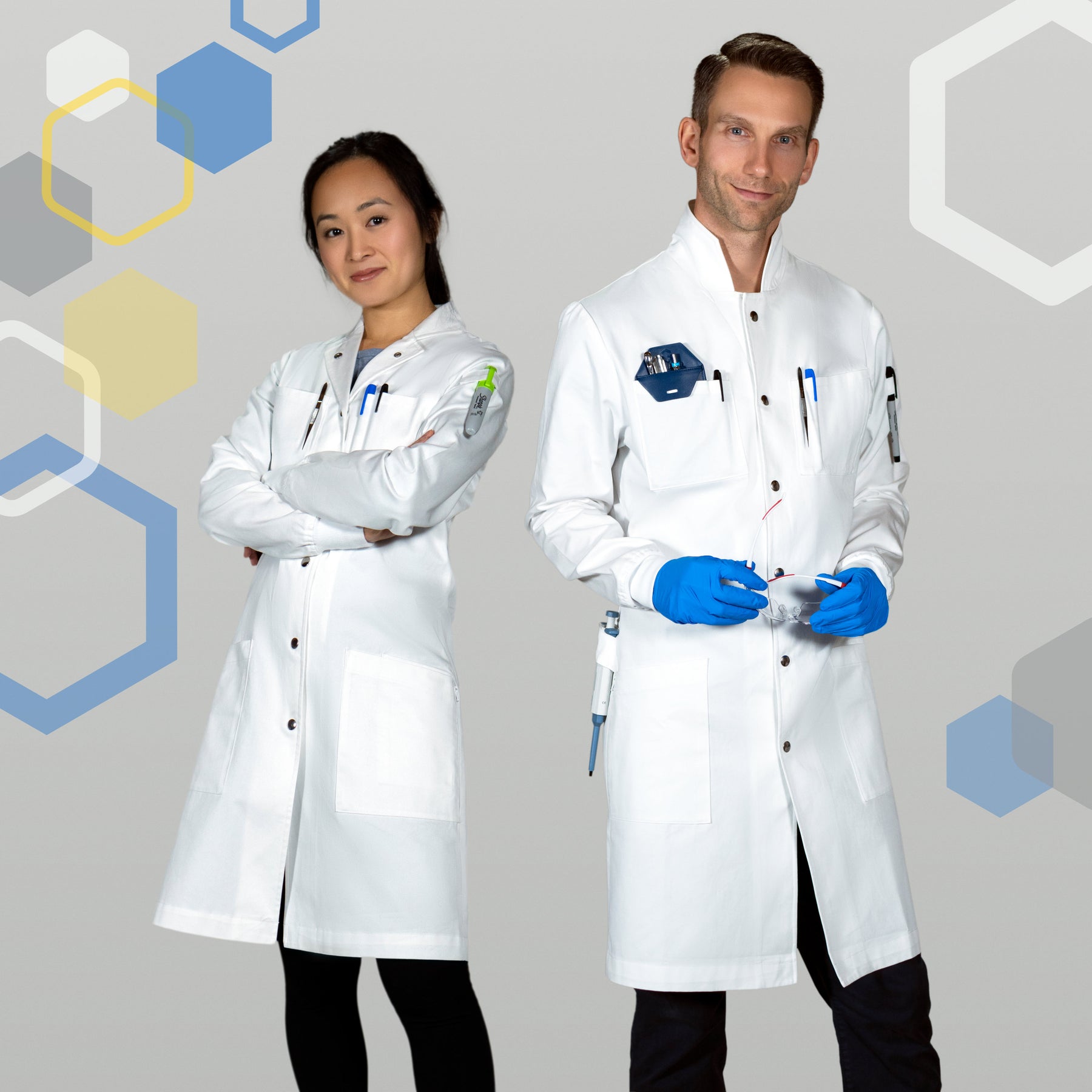 Comfortable Lab Dental Lab Coats - OSHA-Compliant - Comfortable & Breathable - Genius ...
