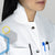 women's chemistry lab coat with convertible collar