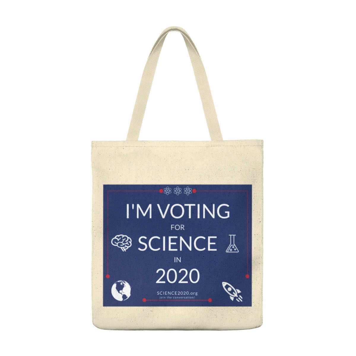 GLG - I'm voting for science in 2020 tote bag