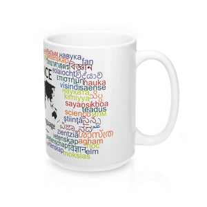 Science in every language coffee mug