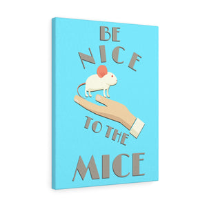 Laboratory Mice Canvas Wrap Print
