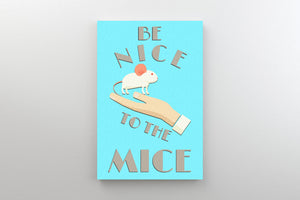 Laboratory Mice Canvas Wrap Print