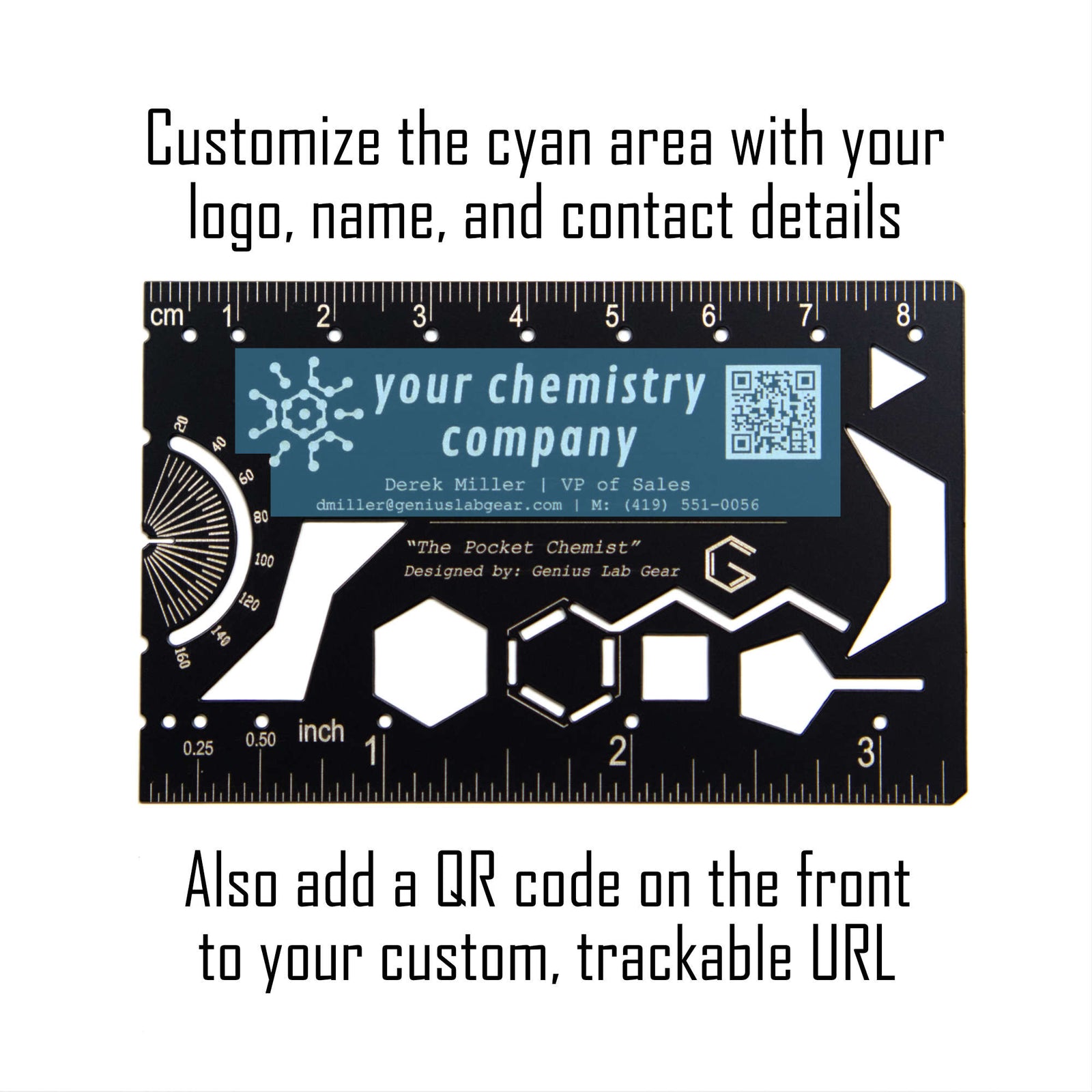 Genius Lab Gear's custom branded chemistry promo gift