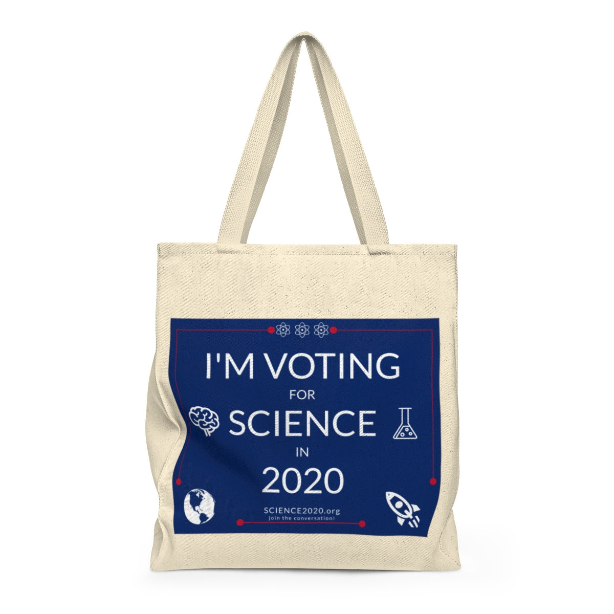 GLG - I'm voting for science in 2020 tote bag