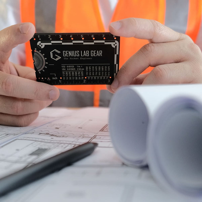 The Pocket Engineer - Wallet Ruler and Conversion Reference - Genius ...