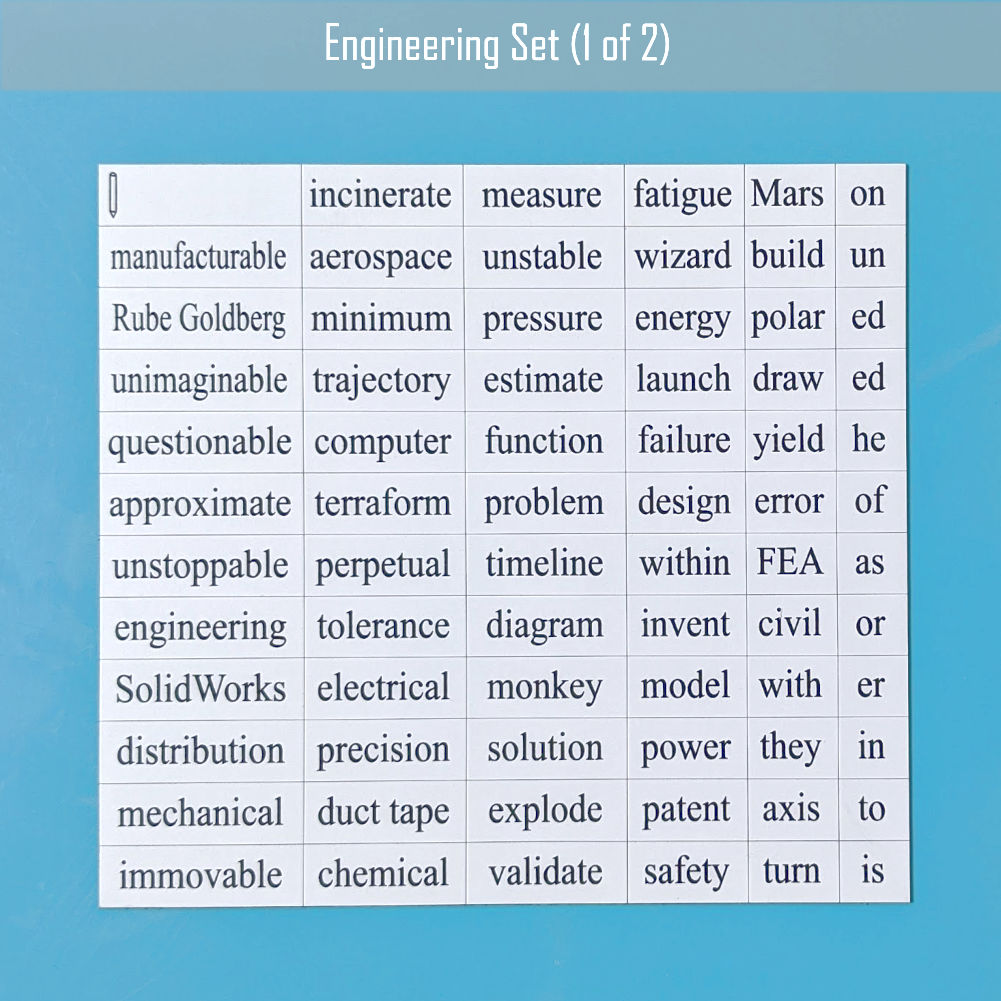 Genius Lab Gear's engineering magnet set 1, gift for scientists