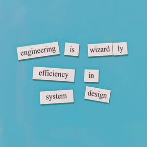 GLG - engineering word magnets gift