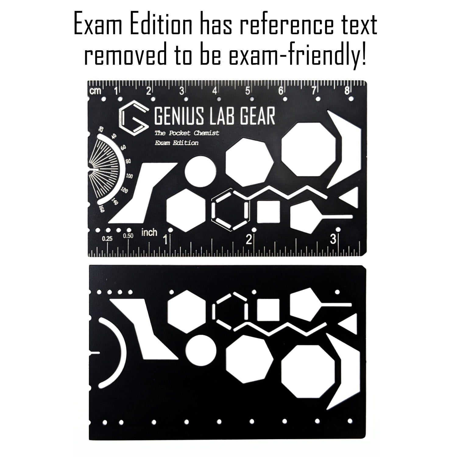 Genius Lab Gear's ochem stencil drawing template, gift for scientists