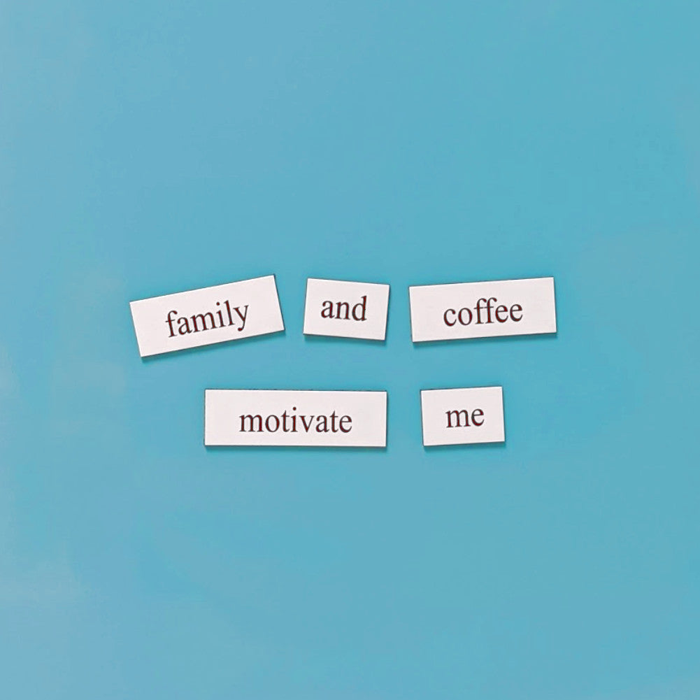 PhD mental health word magnets, gift for scientists