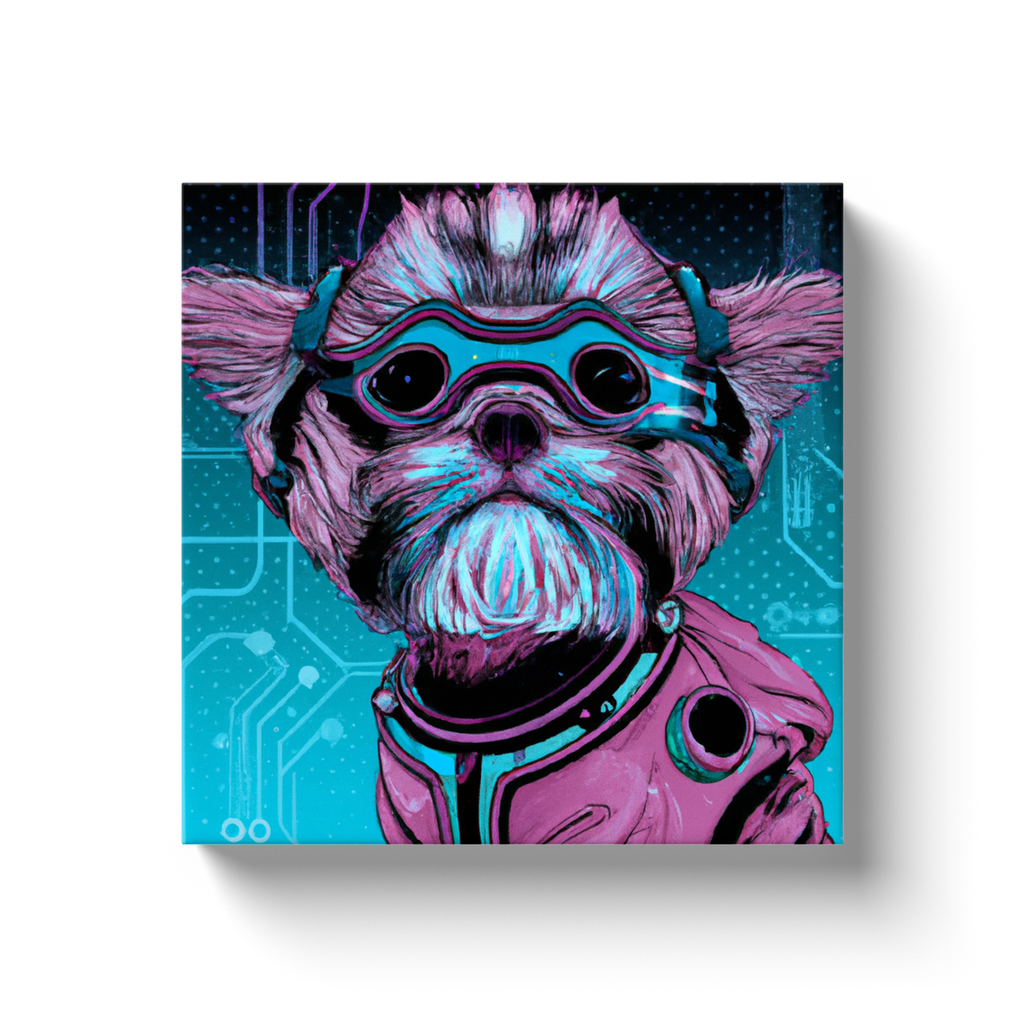 Dogs in Space Canvas Wraps #1