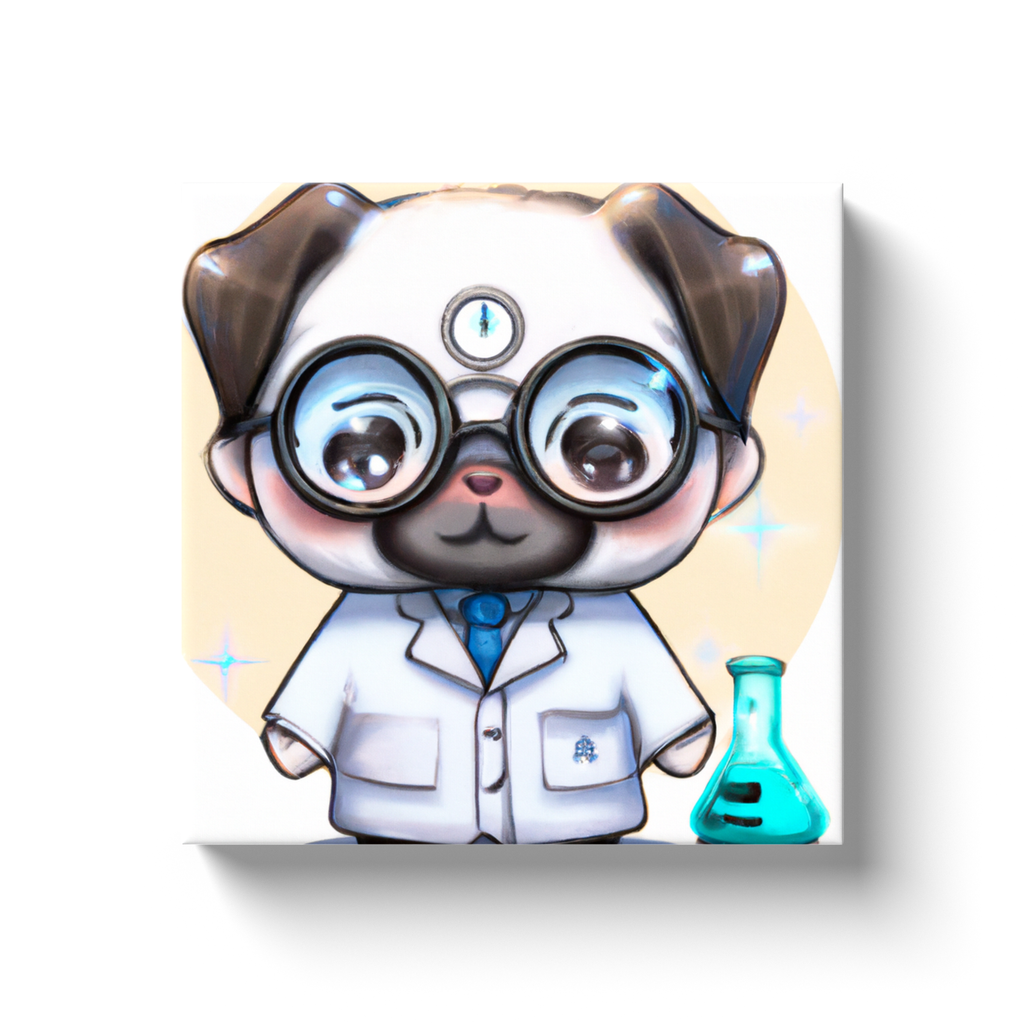 Dogs of Science Canvas Wraps #3