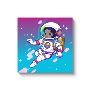 Cute Astronaut Canvas Wraps #2
