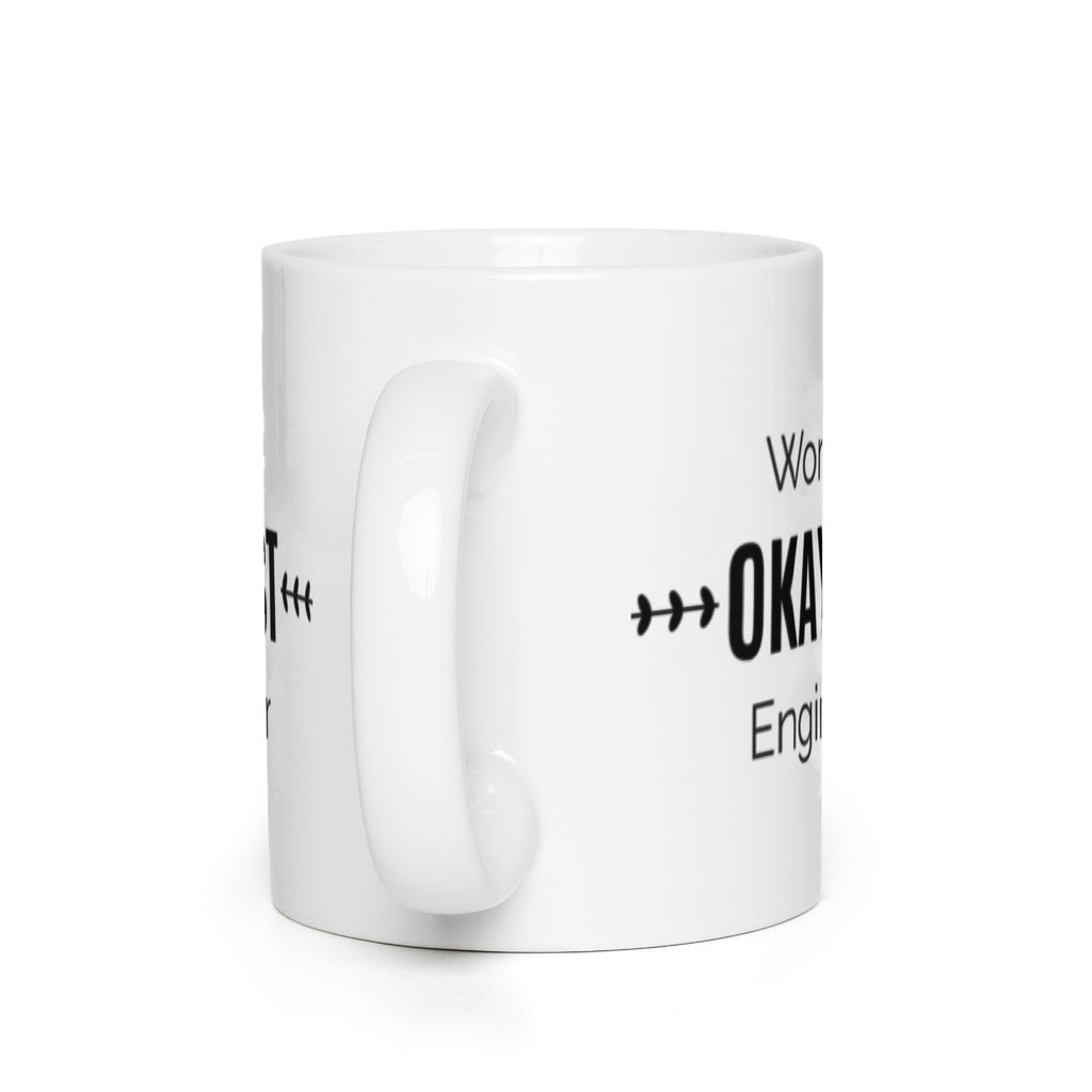 World's okayest engineer coffee mug