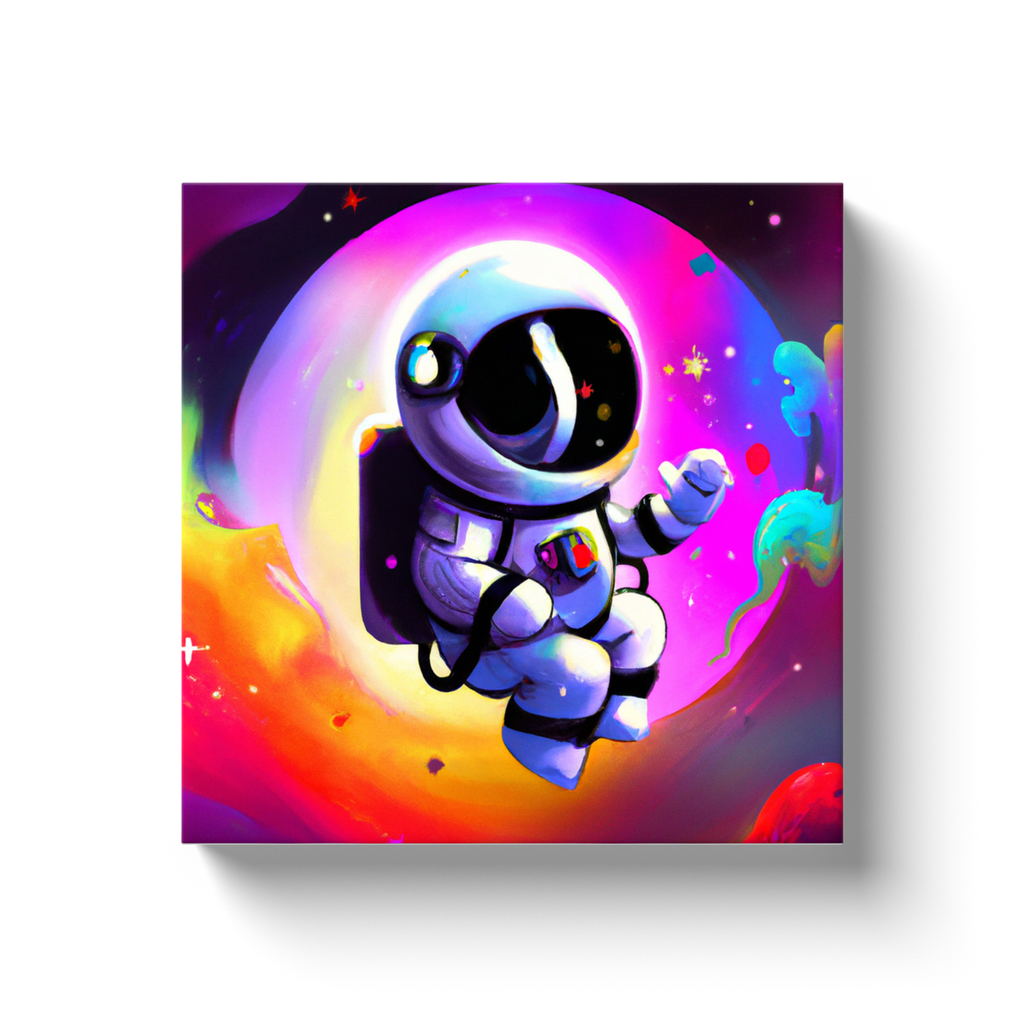 GLG - cute astronaut canvas wrap #1