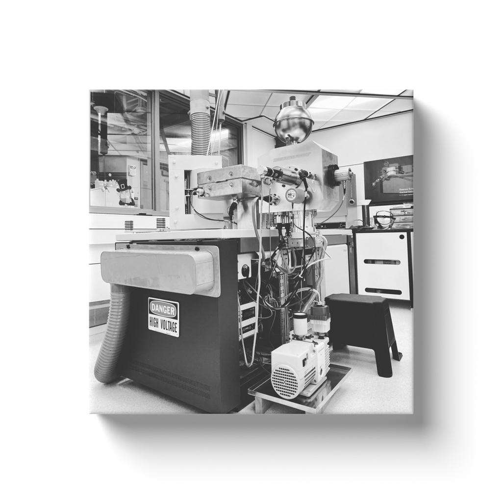 Laboratory photography canvas wrap 1 by Meagan Ankney showing a lab interior scene, science gift