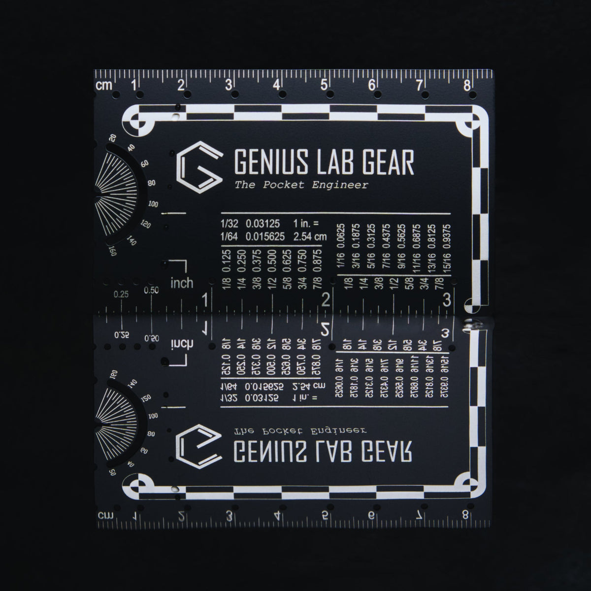 Genius Lab Gear's reflective forensic abfo #2 scale ruler for photogrammetric images