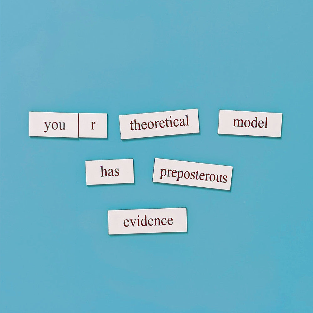 Science word magnets
