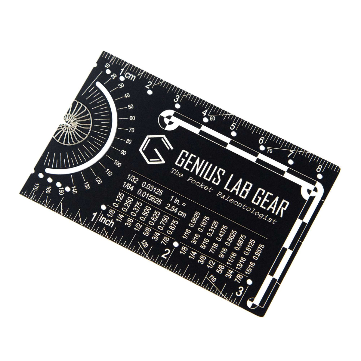 Genius Lab Gear's the Pocket Paleontologist fossil digging wallet tool